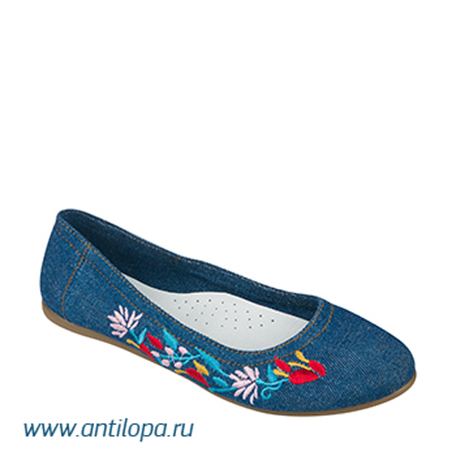 6157-737 туфли дшк/шк сн джинс